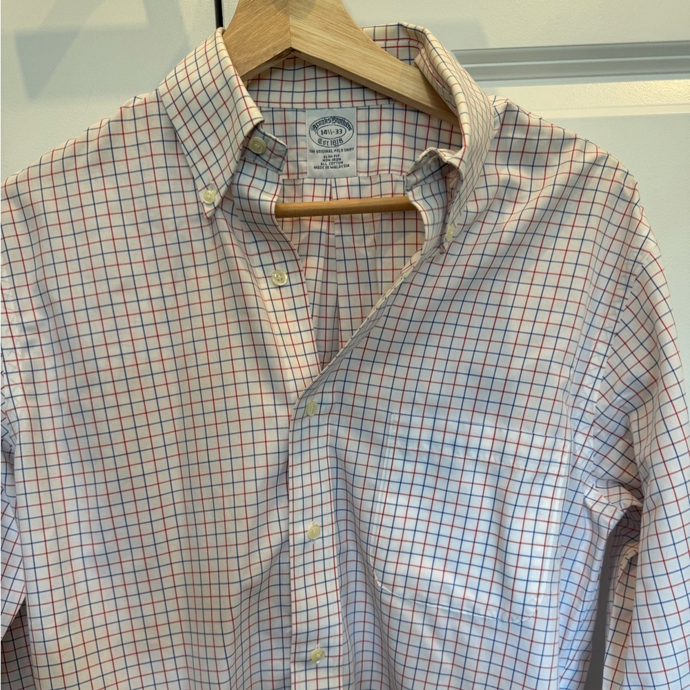 Men’s Brooks Brothers Slim Fit 14.5 - 33 Non-Iron